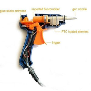 Glue Gun For 11mm Glue Sticks 80w 50/60hz