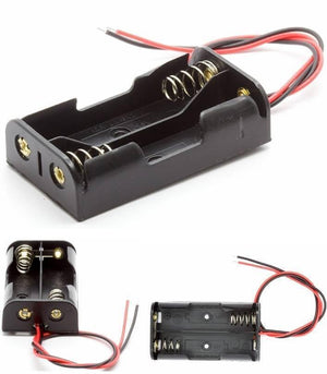 2xaa Battery Cell Holder Square Case Housing