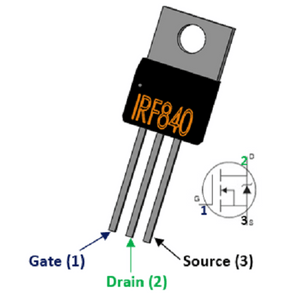 Irf840 N-channel 8a 500v Power Mosfet