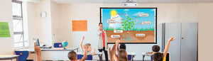 Optiview Interactive Whiteboard Touchable Display 82 Inch Size Working With Projector Opv-wb82