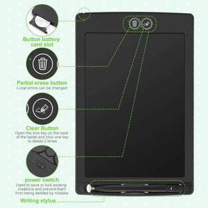 Lcd Writing Tablet Hsd1200 12 Inch Paperless Student Family Office School Notes