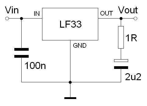 Lf33 3.3v Low Dropout Regulator