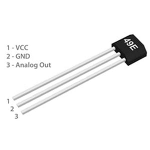Linear Hall Effect Sensor 49e Oh49e Ss49e Hall Element