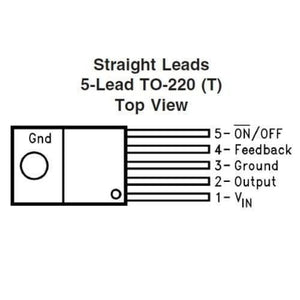 Dell Lm2576 Adjuatable Switching Regulator Ic