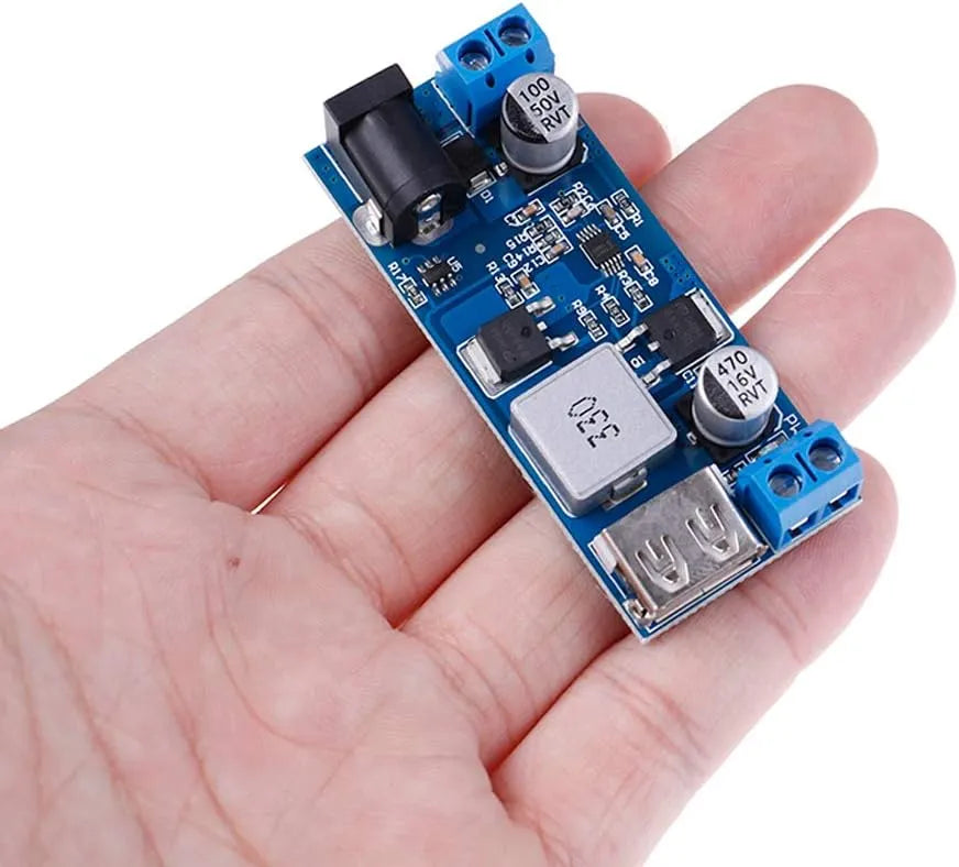 5a Dc-dc 24v 12v To 5v Step Down Power Supply Converter Usb Charging Module