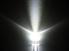 Led 3mm White Water Clear Ultra Bright