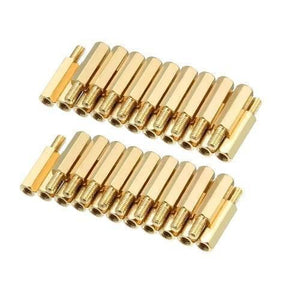M3 Thread 16+4mm Male To Female Brass Hex Pcb Standoff Spacer Pillar
