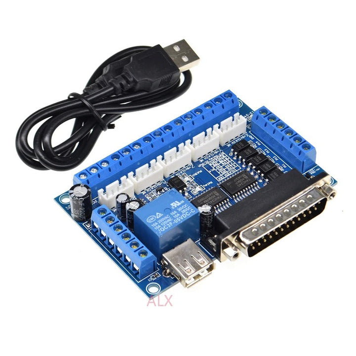 Mach3 Breakout Board 5 Axes Cnc Breakout Board With Cable