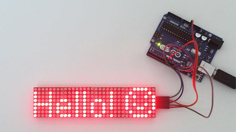 Max7219 32×8 Dot Matrix Display Module