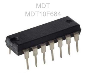 Mdt10f684 8-bit Microcontroller – Dip-14, 2k Flash, 128b Eeprom, 64b Ram, 20mhz, Adc, Pwm, Low-power Mcu