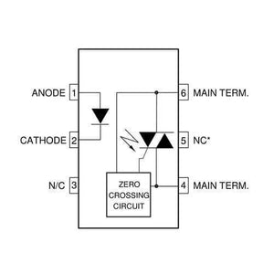 Moc3083 Optoisolators Triac Driver Ic