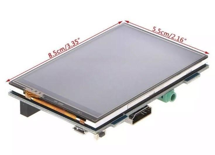 Mp13508 3.5 Inch Hdmi Usb Touch Screen Real Hd Lcd Display For Raspberry Pi 3/2/b+/b/a+