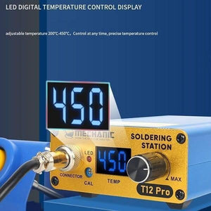 Mechanic T12 Pro Digital Electric Temperature Controller Soldering Iron Station