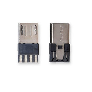 Micro Usb Male Port Connector 4 Pins Straight Jack Solder Replacement Adapter