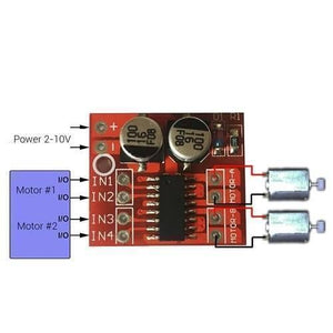 Mx1508 Mini Dual Channel 1.5a Dc Motor Driver Module Mini L298n Replacement