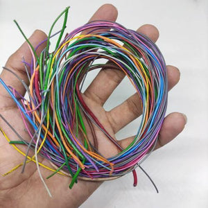 50grm Multiple Size Flexible Wires Jumper Wire Solder Able Wires Different Colors Mix Length Used