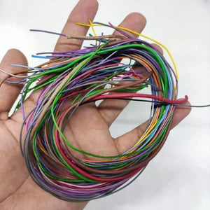 50grm Multiple Size Flexible Wires Jumper Wire Solder Able Wires Different Colors Mix Length Used
