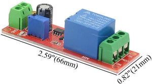 Ne555 Timer Switch Adjustable Module Time Delay Relay Module Dc 12v