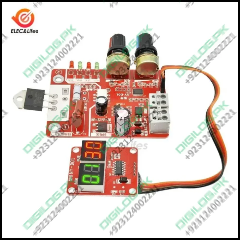 Ny-d01 40a Digital Display Spot Welding Controller Ammeter Spot Welders Control Board Price