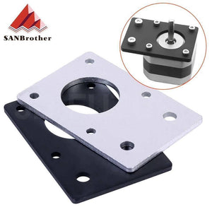 Nema 17 42mm Stepper Motor Mount Flat Bracket Alloy Plate Cnc 3d Printer Parts