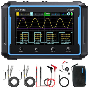 Fnirsi 2c53p 3-in-1 50mhz Dual Channel Oscilloscope Signal Generator Multimeter (portable Dso)