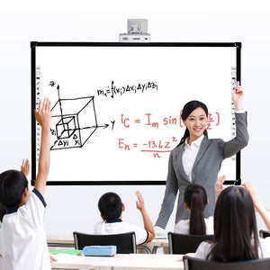 Optiview Interactive Whiteboard Touchable Display 82 Inch Size Working With Projector Opv-wb82