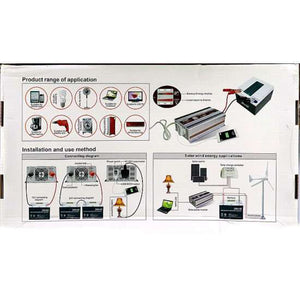 Original Suoer 24V 2000W Inverter STA-2000B 2022 Modified Sine Wave Solar Power USB 24V DC to 220VAC