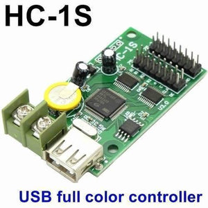 P10 Rgb Controller Hc-1s Full Color Rgb Led Control Card With 2*hub75b Port