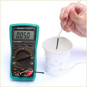 Proskit Autorange Digital Multimeter Mt 1232 For Ac Dc Voltage Current Resistance Temperature Measurement Tester