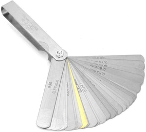 Rangefinder Feeler Gauge 0.04–0.88mm 32 Blades | Metric Valve Thickness Gauge