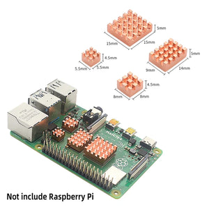 Raspberry Pi 4 Model b Heatsink Metal Copper Heatsink Passive Cooling Pad Heat Dissipation Radiator For Raspberry Pi 4