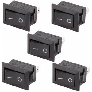 Kcd1 Spst Rocker Switch Mini Boat Switch 10a 125v 6a 250v Press Button Rocker Switch