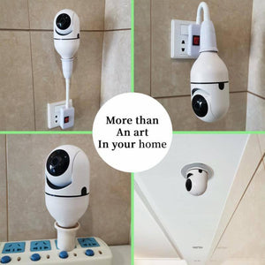 Camera V380 Pro E27 360 Degree Led Light 1080p Wireless Panoramic Home Security Bulb Lamp Ip Camera