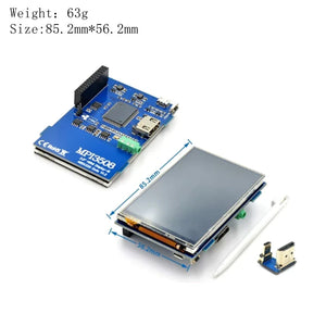 On Demand 3.5 inch LCD HDMI USB Touch Screen Real HD 1920x1080 LCD Display Py for Raspberri 3 Model B / Orange Pi (Play Game Video) MPI3508