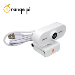 On Demand Orange Pi 1080P Mini HD Camera 360 Horizontal Rotation with USB Interface Analogue Microphones,Compatible with Win XP/7/8/10 iOS