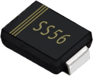 SS56 SMD 5A 60V DO-214AA Schottky Diode