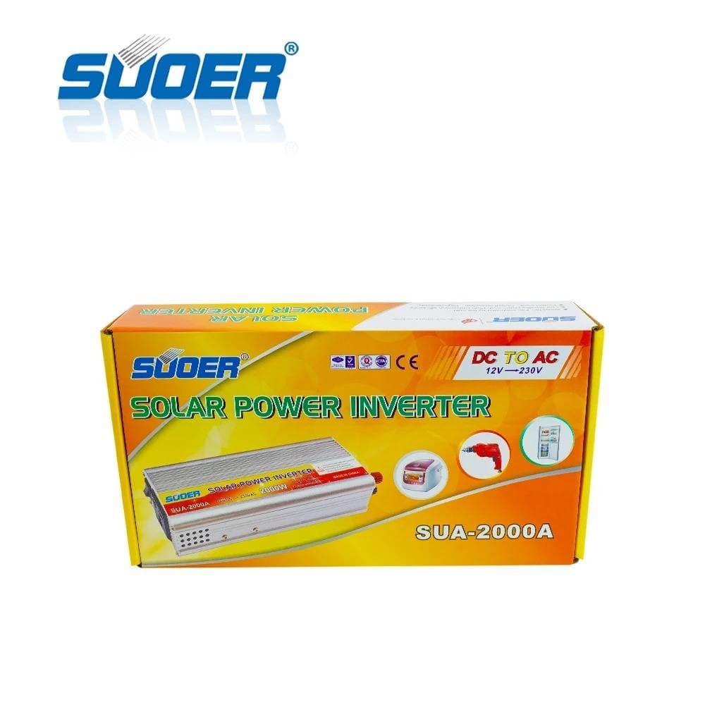 Sua-2000a Original Suoer 12v 2000w Inverter Modified Sine Wave Solar Power Usb 12v Dc To 220vac