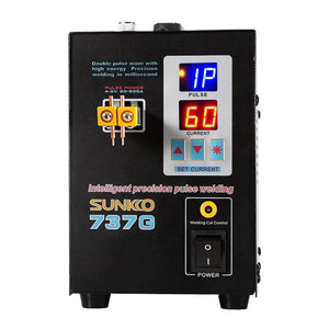 SUNKKO 737G Spot Welder Double Pulse Precision Welding Machine for 18650 Lithium Battery Welding 1.5KW Spot Welder