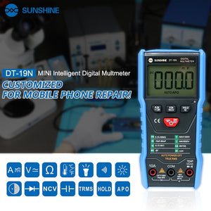 SUNSHINE DT-19N Mini Smart Digital Multimeter | Compact & Accurate