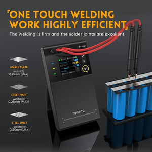 SWM-10 Handheld Spot Welder, DIY Mini Welding Machine, 5000mAh Portable Welding Machine, Weldable 0.25mm Welding Tool
