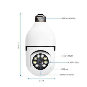 Camera V380 Pro E27 360 Degree Led Light 1080p Wireless Panoramic Home Security Bulb Lamp Ip Camera