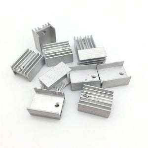 Silver Aluminium To 220 Heat Sink