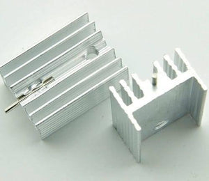 Silver Aluminium To 220 Heat Sink