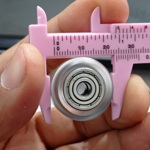 Solid V Wheel For 4040 Aluminum Profile Transparent