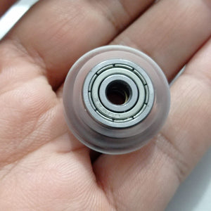Solid V Wheel For 4040 Aluminum Profile Transparent