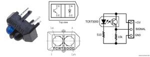 Tcrt5000 Reflective Ir Sensor