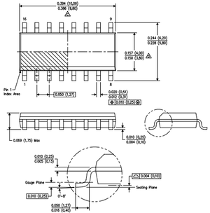 Tl494 Tl494c Sop-16 Pwm Controller