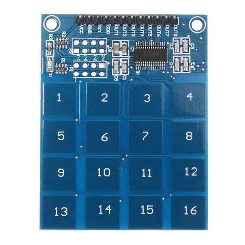 Ttp229 16 Way Capacitive Touch Switch 4x4 Keypad Digital Touch Sensor Module
