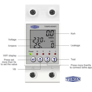 TOMZN TOMPD-63 WIFI Earth Leakage Smart Circuit Breaker