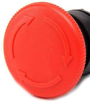 Turn To Release N/c Emergency Stop Switch Mushroom Push Button Switch